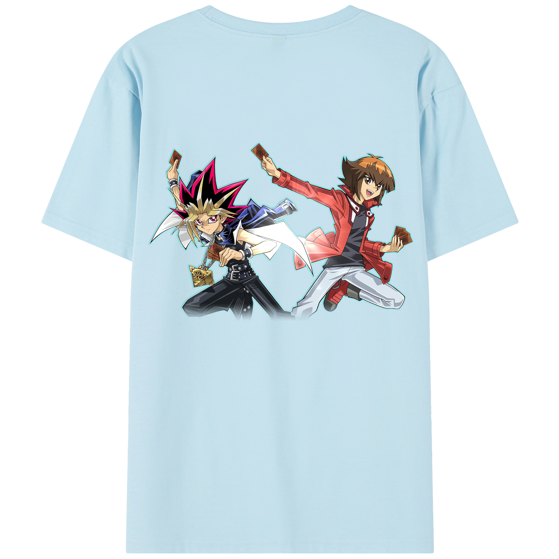（画像用） 遊☆戯☆王 Yu-Gi-Oh! 綿100％半袖Tシャツ（背面プリント）